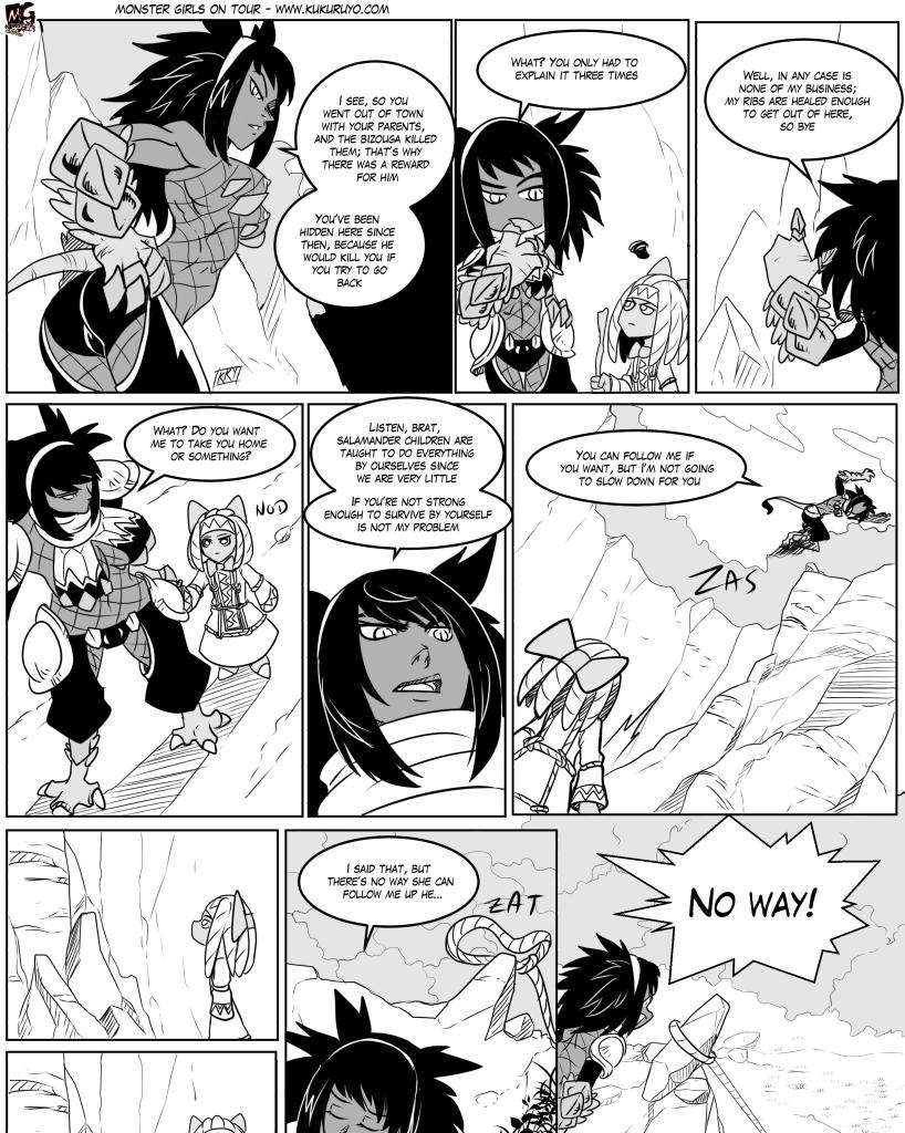 Monster girls on tour - Episode 106, Page 1: Page 106